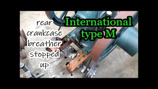 1923 International type M stuck breather PCV valve HIT AND MISS ENGINE