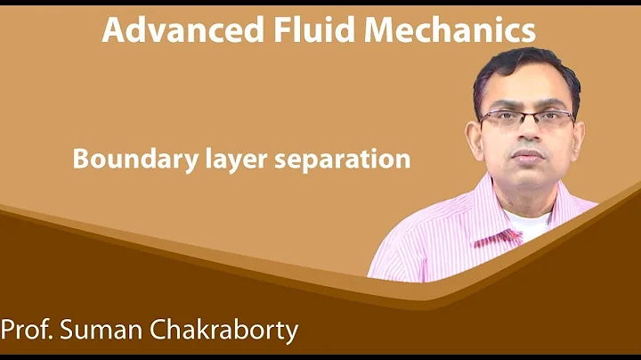 Lecture 41 : Boundary layer separation