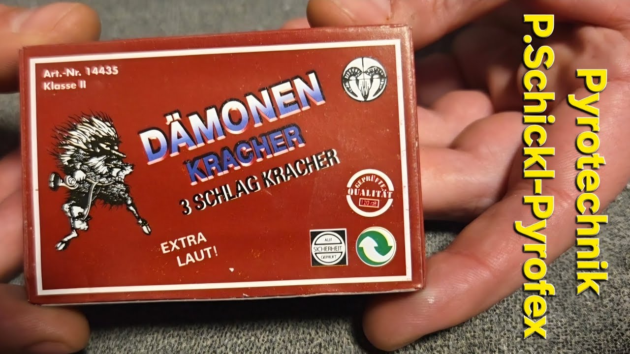 Dämonen Kracher ( Art.- Nr. 14435 ) von Pyrotechnik P.Schickl-Pyrofex / 5x20er Packung Blitzkracher 