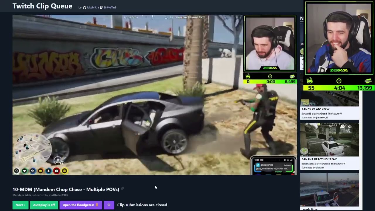 Zerkaa reacts to clips (21 Jan) | NoPixel GTA RP