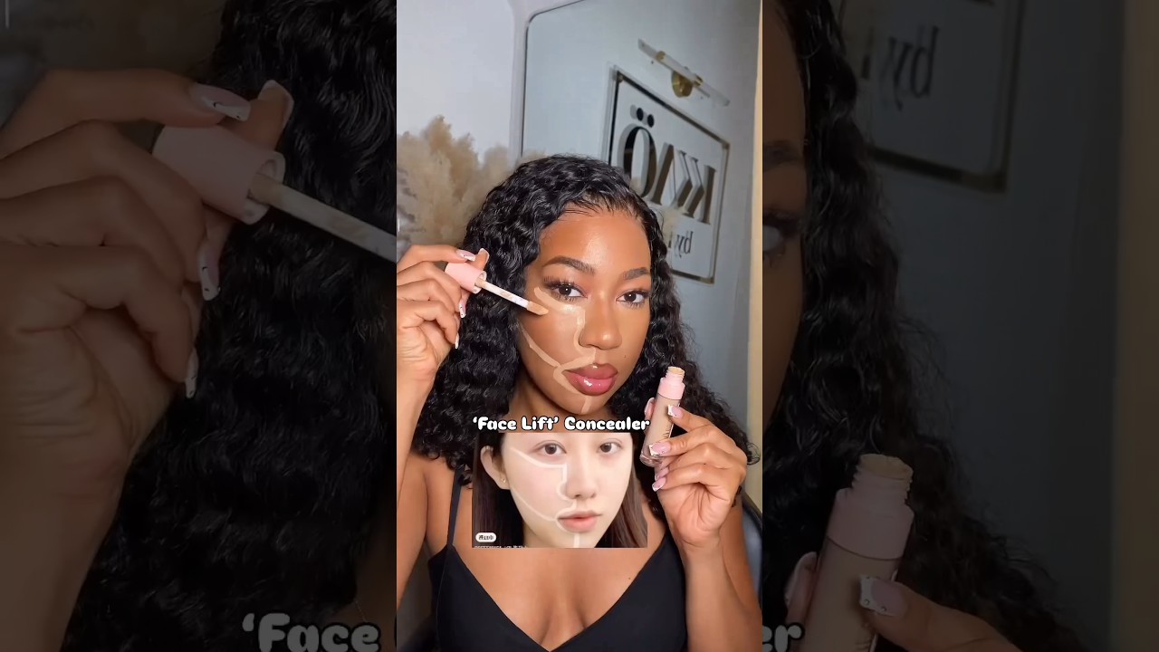 FACE LIFTING CONCEALER HACK💡✨  Try this✅✨‼️ 