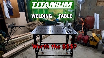 Titanium Welding Table from Harbor Freight! Is it Good? #titanium