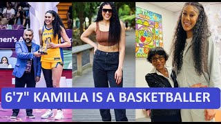 6'7" Tall Girl Kamilla Is a Basketballer