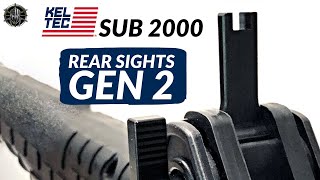 KEL TEC SUB 2000 Sights Gen 2 Gen 1 KEL TEC SUB 2000 Rear Sight Upgrade SUB 2000 Accessories