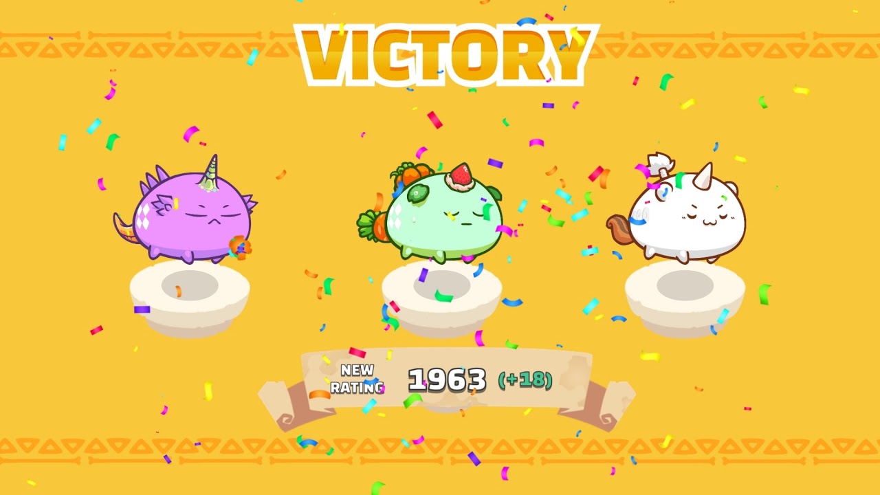 Axie Infinity : 1350 Starting MMR | OG BRP lineup