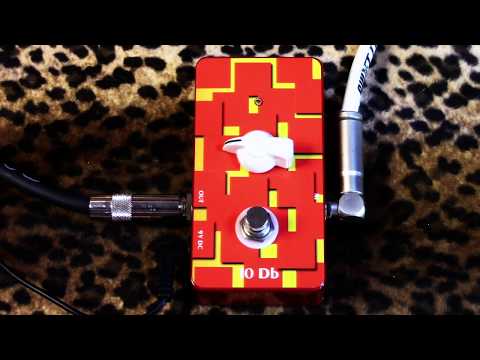 Doc Music Station 10db super clean boost pedal demoed with humbuckers