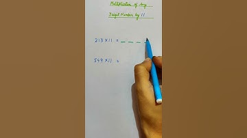 #Multiplication of any 3 Digit Number by 11#short trick#shorts#short
