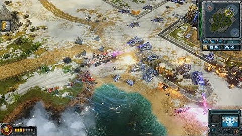 C&C Red Alert 3 Uprising - Brutal AI Skirmish - Allied vs. Allied