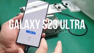 갤럭시 S23울트라 액정수리 (강화유리교체)  GALAXY S23ULTRA GLASS REPLACEMENT