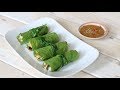 Green fresh spring rolls  cun dip chay  helens recipes