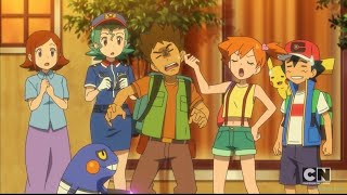 Misty And Croagunk Stop Brock From Flirting - Eng Dub