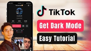 How to Get Dark Mode on TikTok !