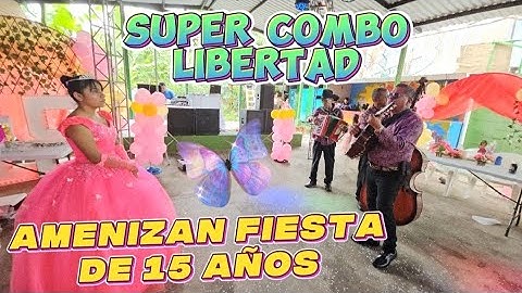 🟤 Wow Mira Como Amenizan Fiesta de 15 Años Super Combo Libertad y Un Nene No Paro de Bailar