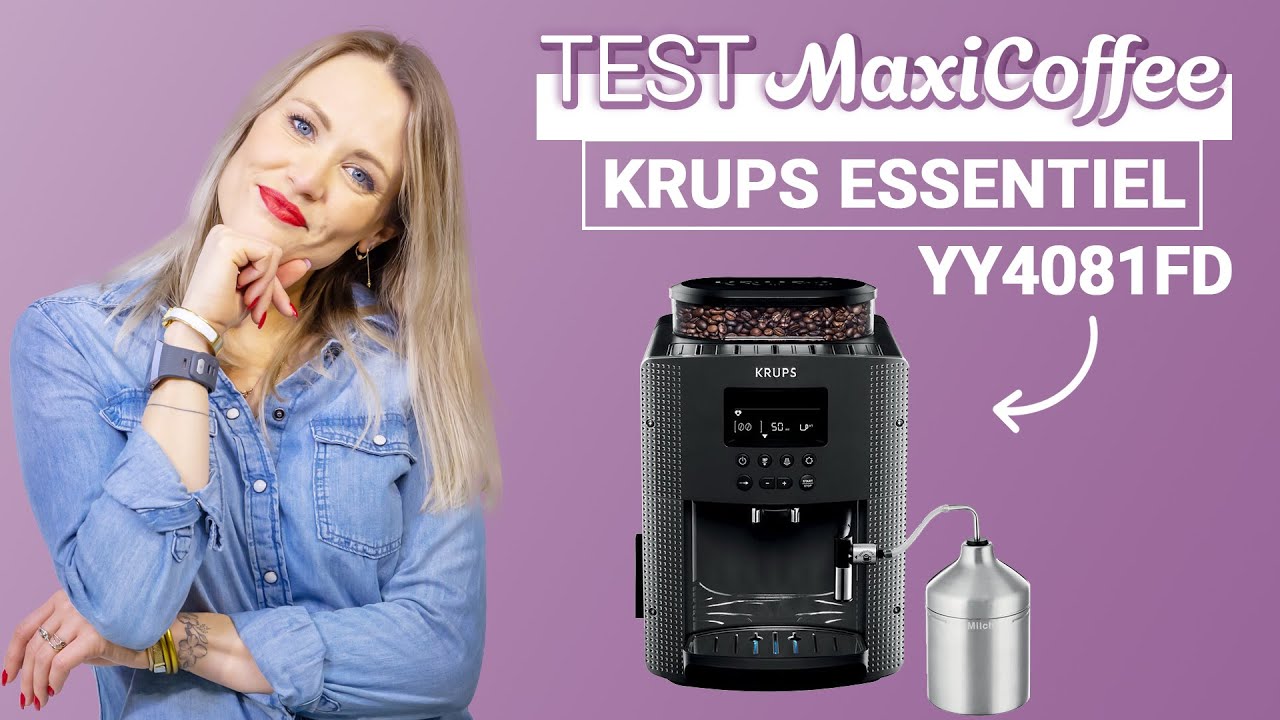 Nous avons testé la machine à café grain KRUPS ESSENTIEL YY4081FD Le