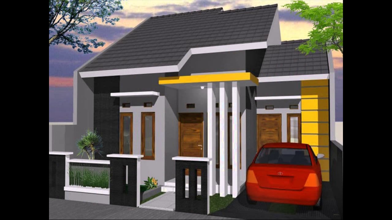 Contoh Desain Rumah Type 36 per 66 Berikut Denahnya - YouTube