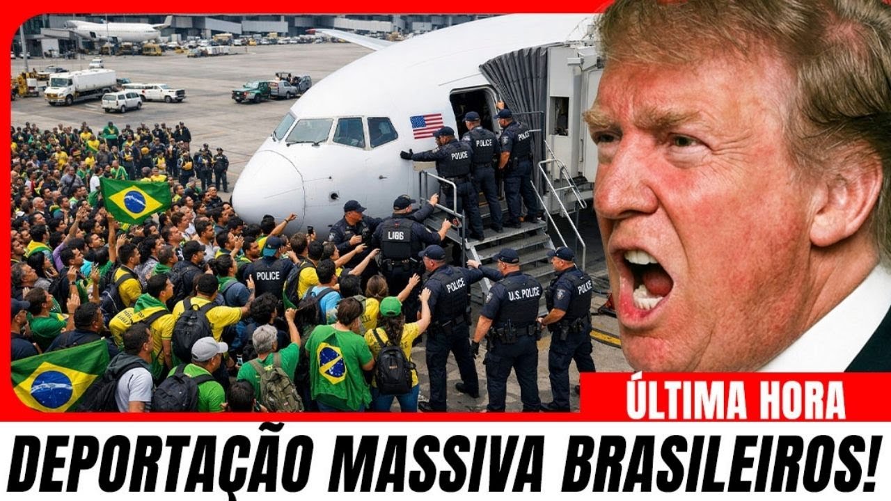 DEPORTAÇÃO em MASSA: Brasileiros BARRADOS nos Aeroportos dos EUA