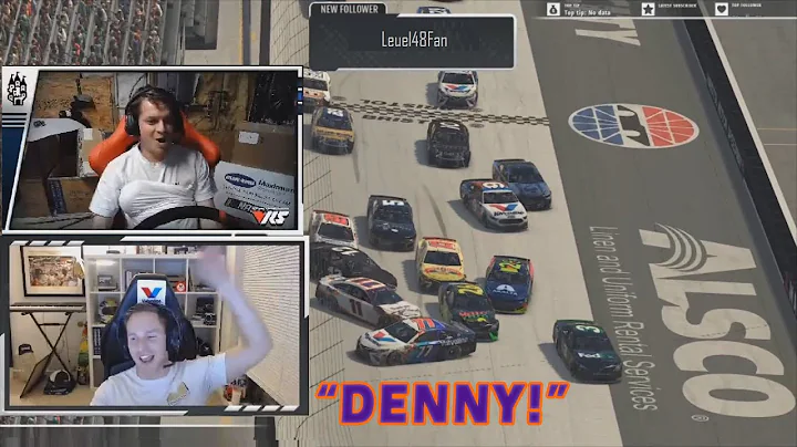 iRacing Funny Moments Special Edition - Denny Hamlin and Parker Kligerman Destroy Field and Banter!