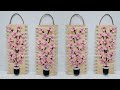 Diy wall decor sakura felt flowers|| Diy hiasan dinding stik es krim dan bunga sakura flanel