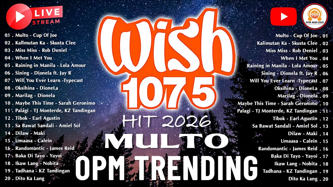 Top OPM Tagalog Love Songs 2025 Playlist 💗 Best Of Wish 107.5 Songs Playlist 2025