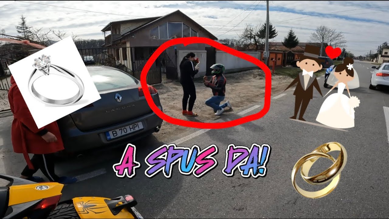 A SPUS DA! CERERE ÎN CĂSĂTORIE!💍 | MOTOVLOG