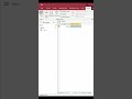 MS access Table creation #msaccesstutorial #databasesoftware