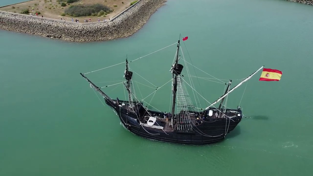 NAO Victoria arrives at Sovereign Harbour Eastbourne