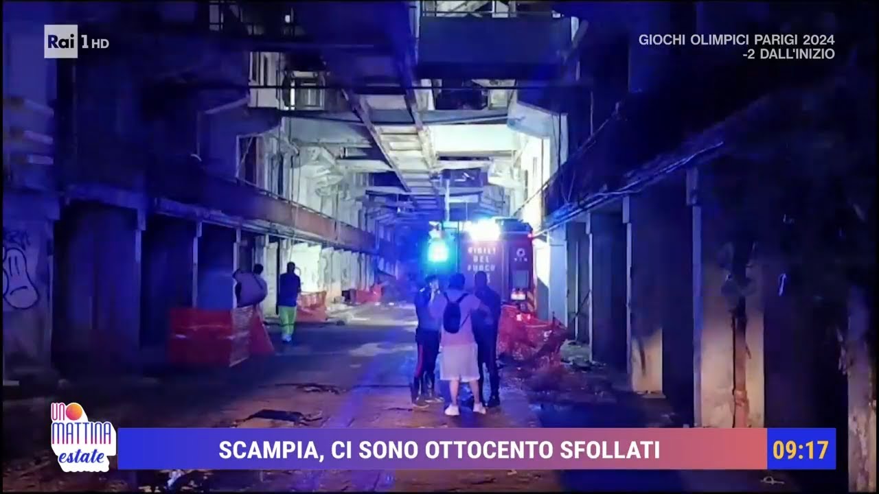 Crollo a Scampia - Unomattina estate 24/07/2024
