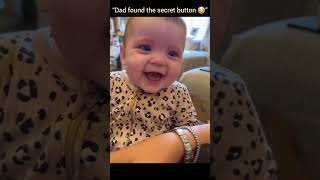 “Dad Found the Baby's Secret Laugh Button 😂👶”