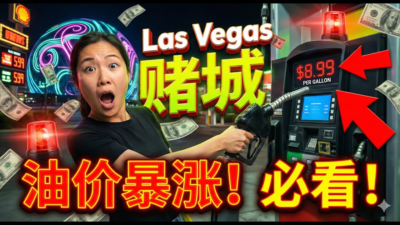 粵語版 1/5/2026 拉斯维加斯油价危机！加州关厂恐致油价每加仑飙升
