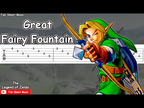 The Legend of Zelda - Great Fairy Fountain Guitar Tutorial
