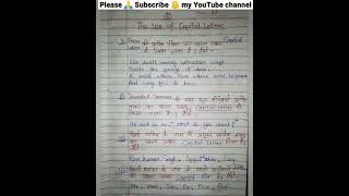 Download Lagu The Use of Capital Letters#useofcapitalletters#capitalletters#youtubeshorts#learningacademy#shorts MP3