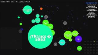 Agar.io // TEAM INSANE SPLIT RUNNING //  ft.strence(Agarplus.io)