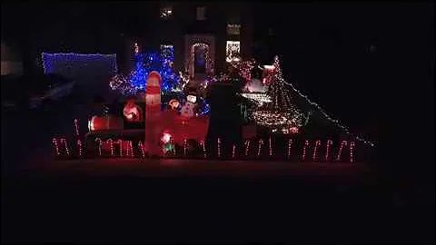 Merry Christmas DJI Phantom 4 Drone Flight