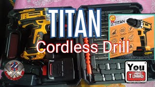 'TITAN' Cordless Hammer drill Unboxing | Review | Good Quality or NOT? | Cheap Price/Check This Out