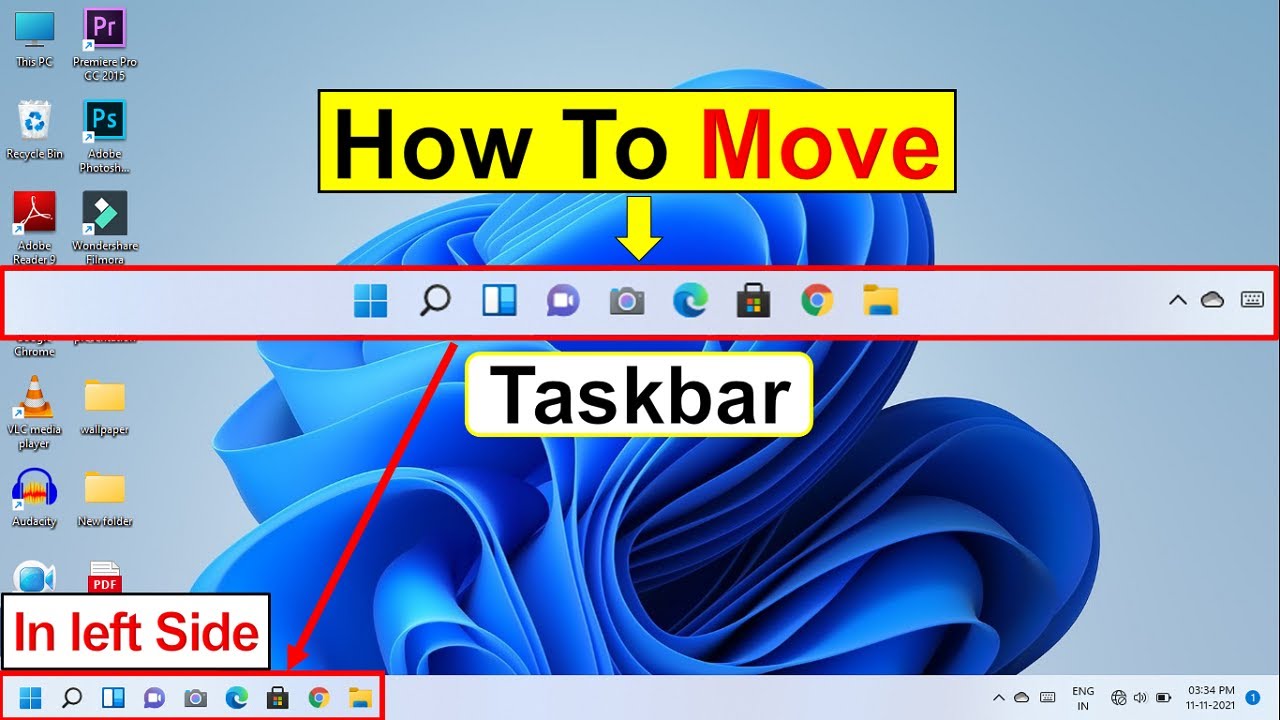 How To Move The Start Menu To The Left Side Of The Taskbar In Windows ...