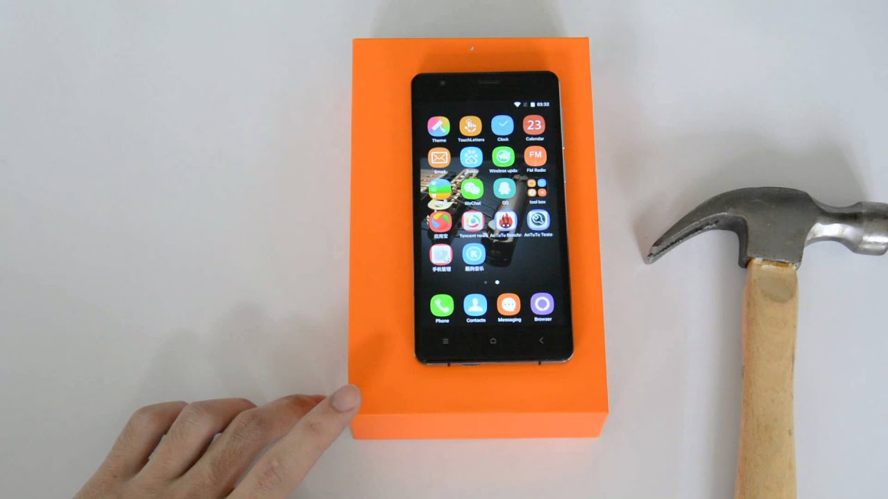 OUKITEL K4000 Screen Test with UMi Iron & UMi Hammer