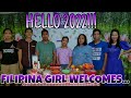 Filipina girl welcomes 2022  happy new year