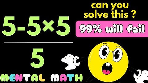 Only 1% can solve this problem😲 Basic Math @BeginnersLAB