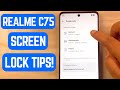 🔒 How to Set or Change Screen Lock on Realme C75 | Step-by-Step Guide
