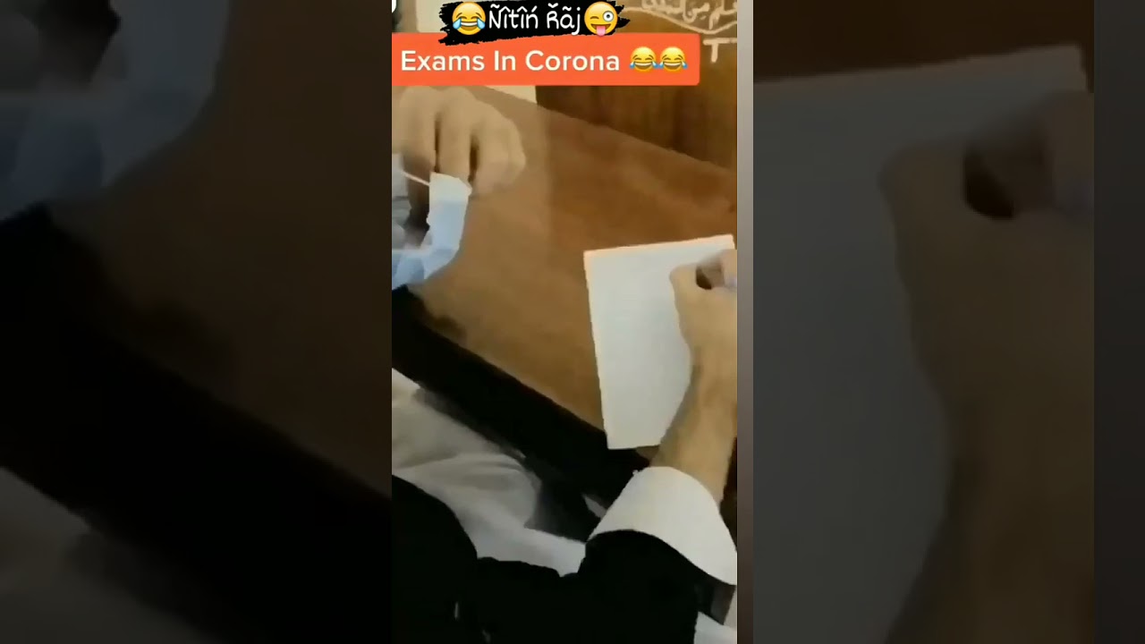 Exams in Corona😂😂