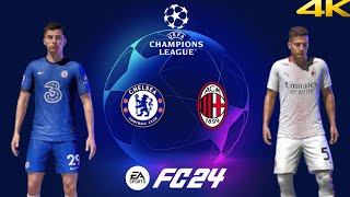 EA FC 24 ! Chelsea Vs AC Milan || UEFA Champions league Match ||#fc24mobile