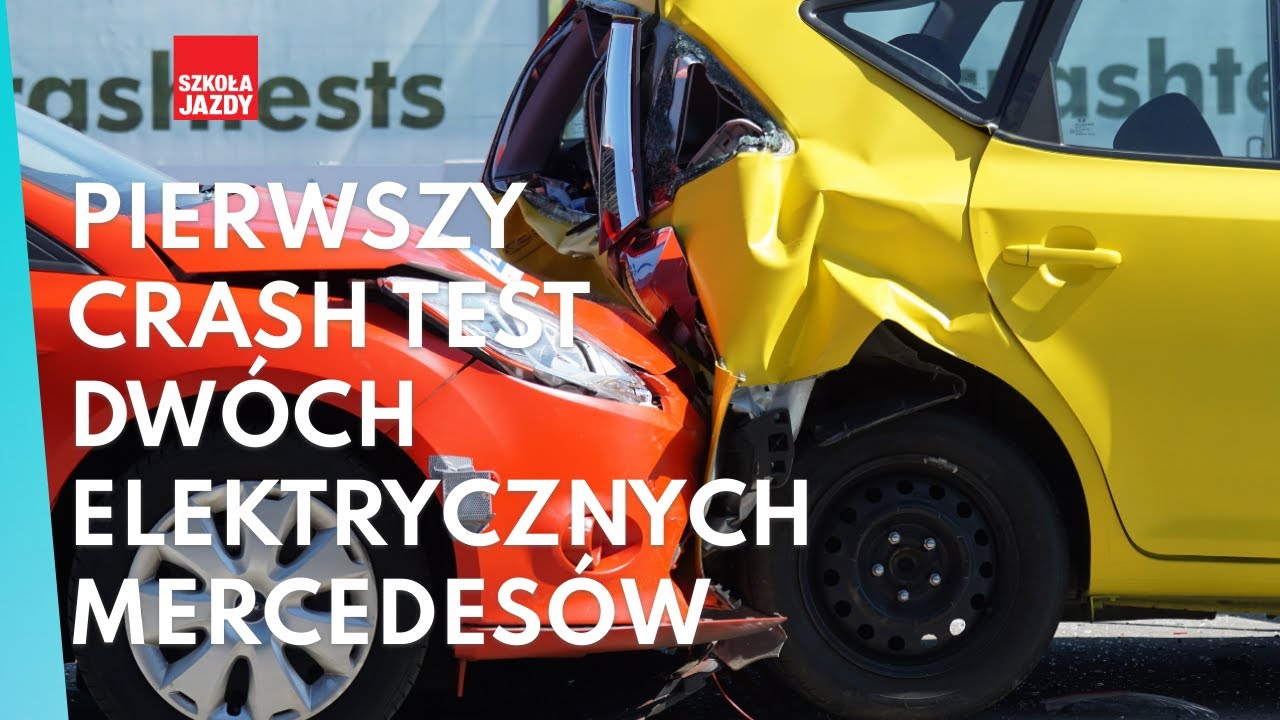 Pierwszy crash test dwóch elektrycznych Mercedesów - Fakty OSK