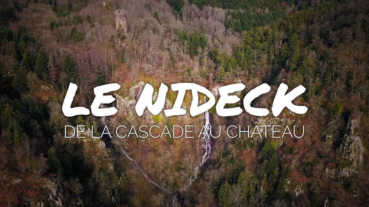 Le Nideck : Cascade et Château [Drone Mavic]