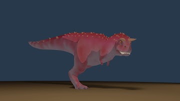 Carnotaur Walk Cycle | Blender 3D Animation