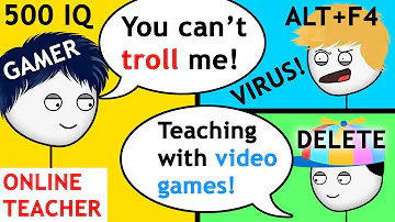 When a Gamer becomes an Online Teacher