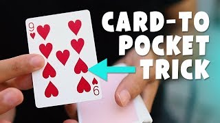 Card APPEARS in your POCKET!  Magic Tutorial