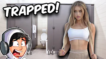 TRAPPED in a BATHROOM with MY CRUSH (STORYTIME)