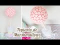 Topiario de Marshmallows Corazón | #10 Mesa dulce para Baby Shower | Quiero Cupcakes!