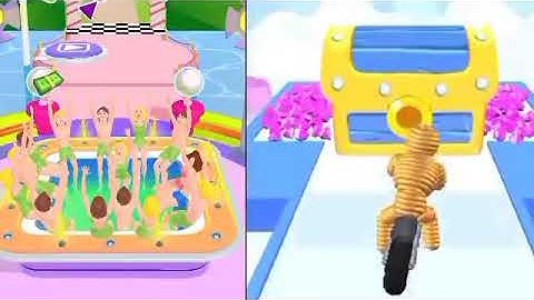 Rope Man 3 in 1Jelly Run 2048, Muscle Rush, Shaman Run, ASMR Satisfying Mobile Games