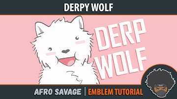 Derpy Wolf Emblem Tutorial Black Ops 3!! [Derp Wolf Bo3 Emblem Tutorial] - Afro Savage